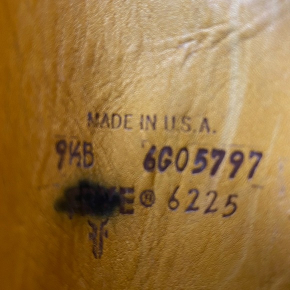 Vintage Frye Harness 12R Western Tall Boots size 9.5 - Picture 14 of 14